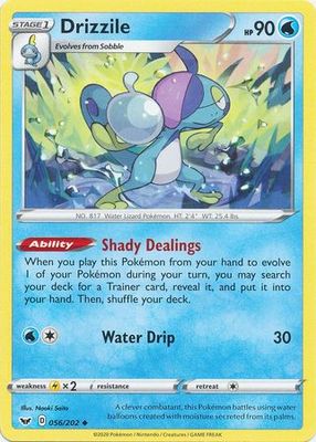 Drizzile - 056/202 - Uncommon Sword &amp; Shield (Base Set) Singles