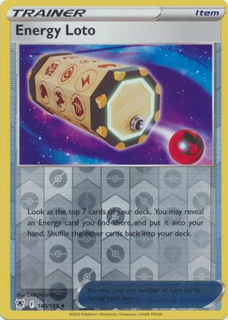 Energy Loto - 140/189 - Uncommon Reverse Holo
Sword &amp; Shield: Astral Radiance Reverse Holo Singles