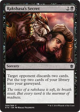 Rakshasa&#39;s Secret 084/269 Khans of Tarkir Singles