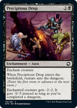 Precipitous Drop 115/281 Adventures in the Forgotten Realms Singles