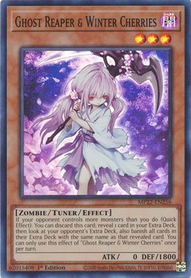 SJ Ghost Reaper &amp; Winter Cherries - MP22-EN256 - Super Rare 1st Edition
2022 Mega-Tin: Pharaoh&#39;s Gods 1st Edition Singles