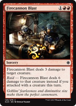 Firecannon Blast 145/279 Ixalan Singles