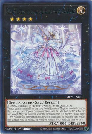 Rilliona, the Wondrous Magistus Witch Wardrobe - MP22-EN083 - Rare 1st Edition
2022 Mega-Tin: Pharaoh&#39;s Gods 1st Edition Singles (Espanol)