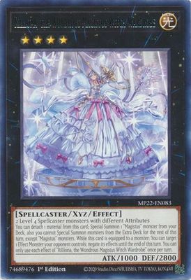 Rilliona, the Wondrous Magistus Witch Wardrobe - MP22-EN083 - Rare 1st Edition
2022 Mega-Tin: Pharaoh&#39;s Gods 1st Edition Singles (Espanol)