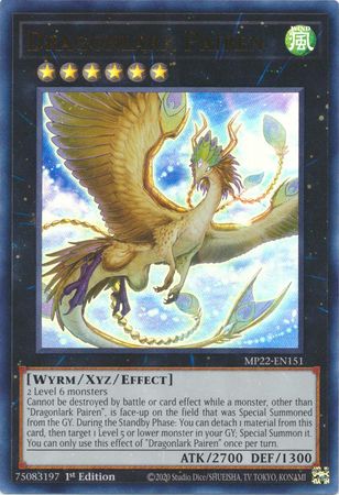 SH Dragonlark Pairen - MP22-EN151 - Ultra Rare 1st Edition 2022 Mega-Tin: Pharaoh&#39;s Gods 1st Edition Singles