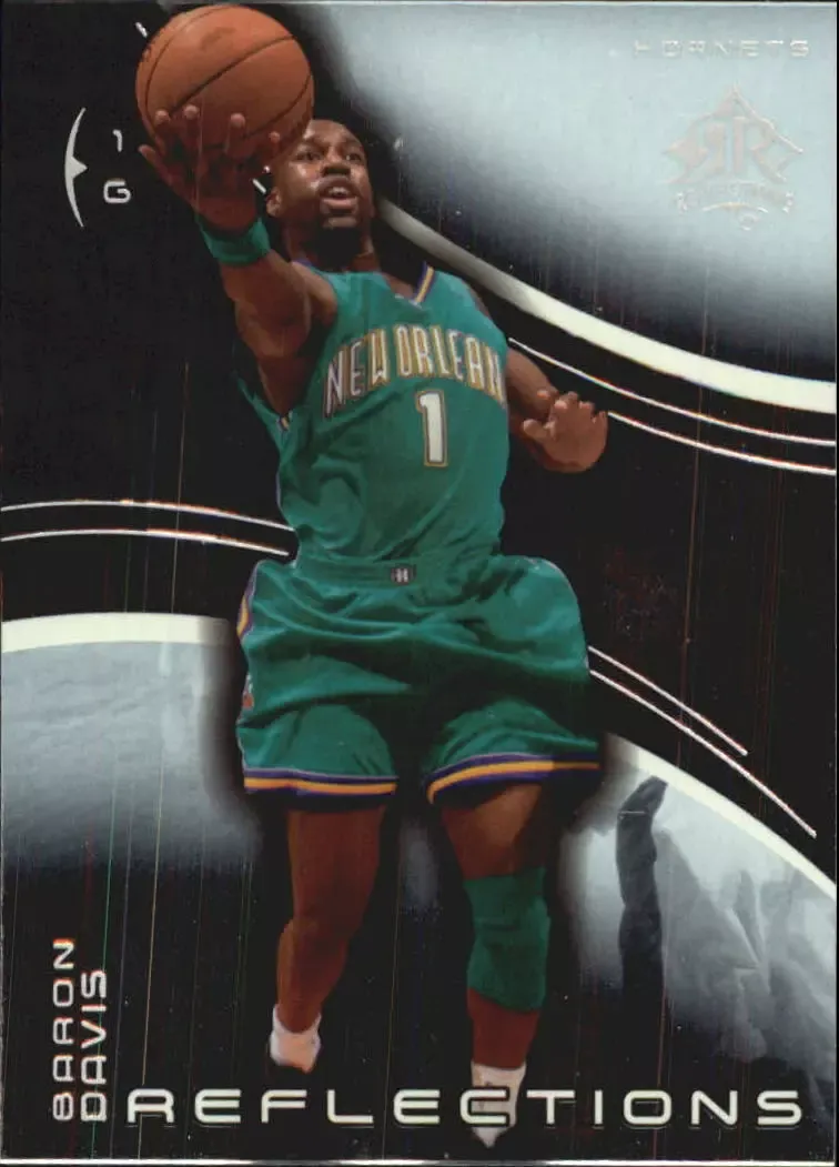2003-04 Upper Deck Triple Dimensions Reflections Basketball Card #53 Baron Davis