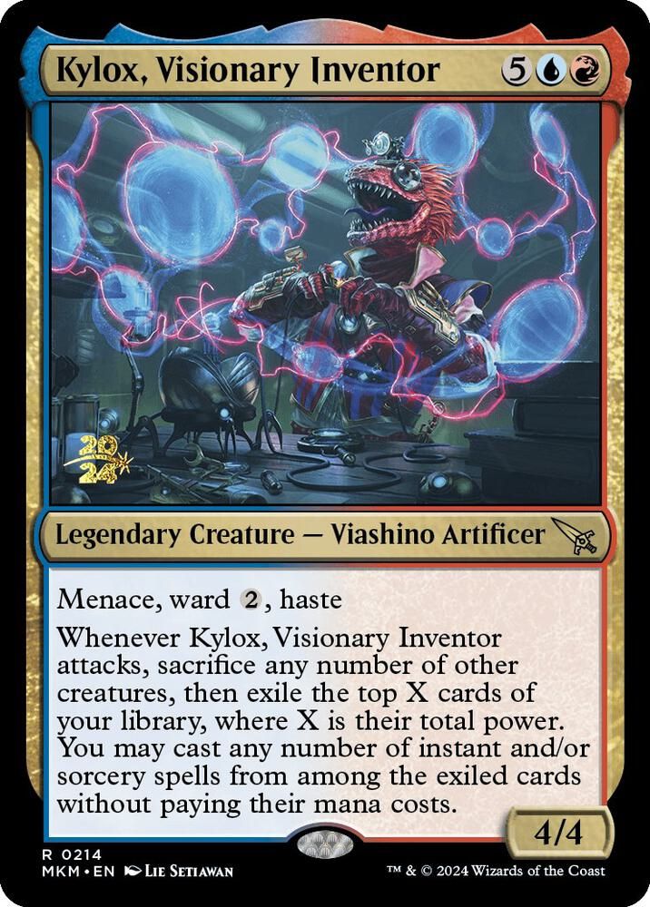 SJ Kylox, Visionary Inventor - Prerelease Cards (PRE)
Prerelease Cards Foil