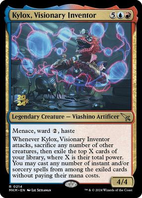 SJ Kylox, Visionary Inventor - Prerelease Cards (PRE)
Prerelease Cards Foil