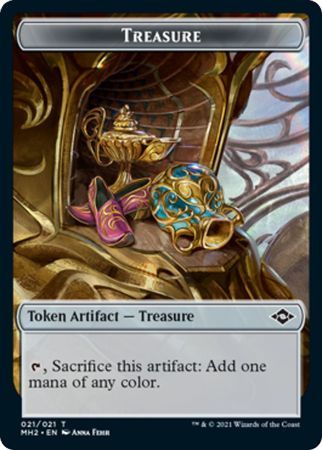 Treasure (021) Token 021/021 - Modern Horizons 2 Modern Horizons 2 Singles