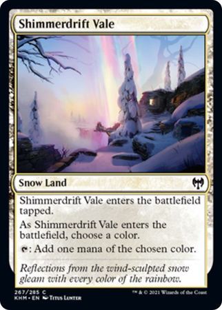 Shimmerdrift Vale 267/285 Kaldheim Singles -Español-