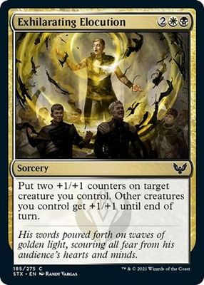 Exhilarating Elocution 185/275 Strixhaven: School of Mages Singles