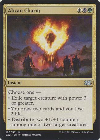 Abzan Charm 166/331 Double Masters 2022 Singles