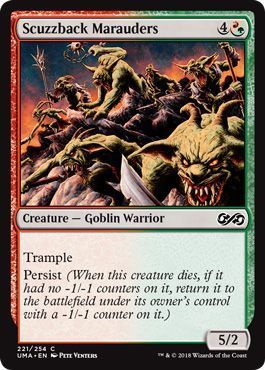 Scuzzback Marauders 221/254 Ultimate Masters Singles