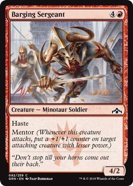 Barging Sergeant 092/259 - Guilds of Ravnica Singles (Español)