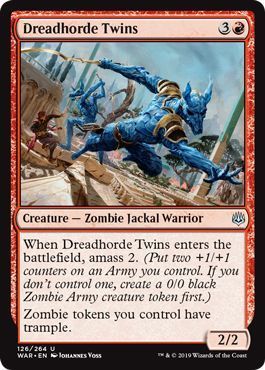 Dreadhorde Twins 126/264 - War of the Spark Singles