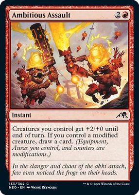 Ambitious Assault 133/302
Kamigawa Neon Dynasty Singles