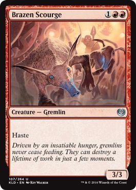 Brazen Scourge 107/264 Kaladesh Singles (Español)
