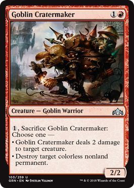 Goblin Cratermaker 103/259 Guilds of Ravnica Singles