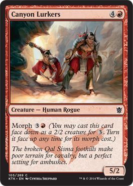 Canyon Lurkers 105/269 - Khans of Tarkir Singles