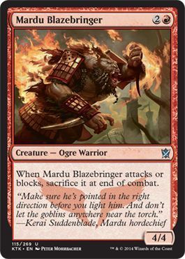 Mardu Blazebringer 115/269
Khans of Tarkir Singles (Portugués)