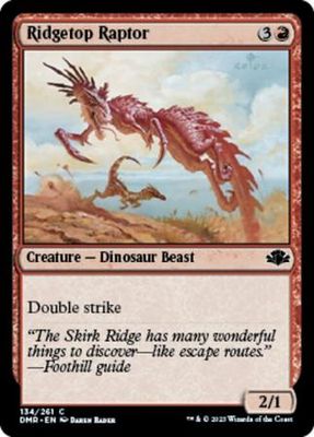 Ridgetop Raptor 134/261
Dominaria Remastered Singles