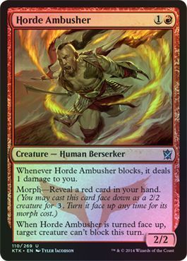 Horde Ambusher - Foil 110/269 Khans of Tarkir Foil Singles