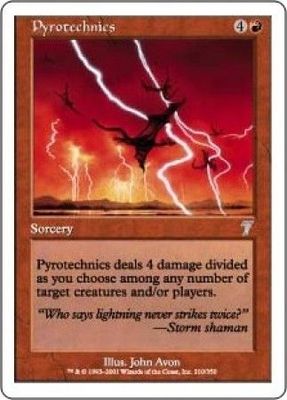 Pyrotechnics
MTG 7th Edition Singles