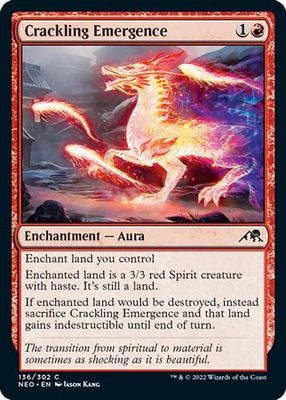 Crackling Emergence 136/302 - Kamigawa Neon Dynasty Singles