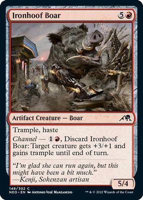 Ironhoof Boar 148/302 - Kamigawa Neon Dynasty Singles (Español)