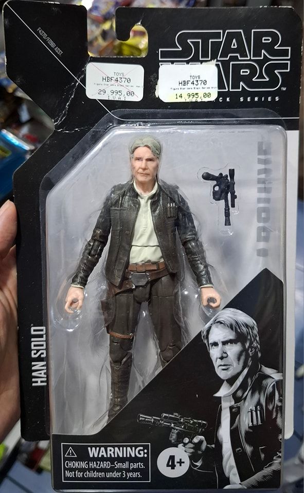 SJ Han Solo Figura Star Wars Figura Black Series Nuevo