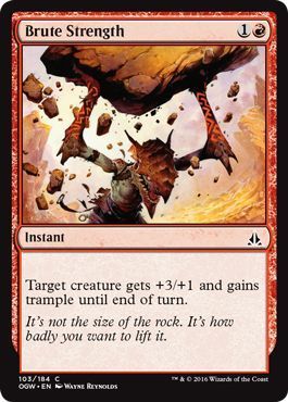Brute Strength 103/184 Oath of the Gatewatch Singles (espanol)