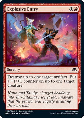 Explosive Entry 139/302 - Kamigawa Neon Dynasty Singles