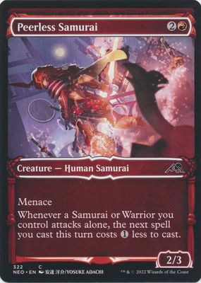 Peerless Samurai 322 - Showcase Samurai Frame
Kamigawa Neon Dynasty Collector Booster Singles