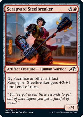 Scrapyard Steelbreaker 160/302 - Kamigawa Neon Dynasty Singles (Español)