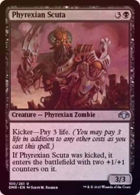 Phyrexian Scuta 100/261 - Foil Dominaria Remastered Foil Singles