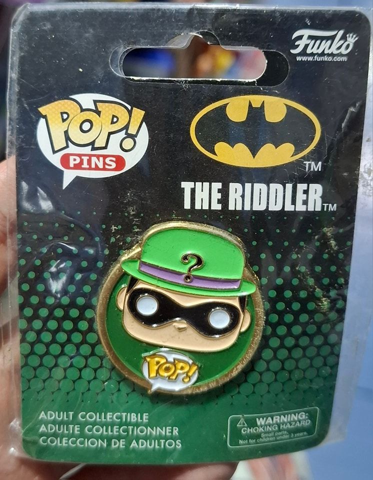 SJ The Riddler Pin Pop Pins Acertijo Batman