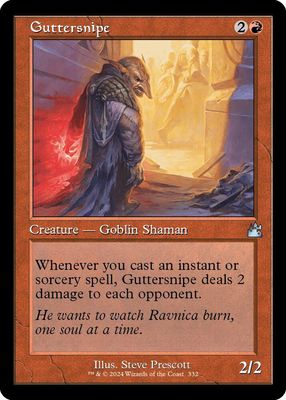 Guttersnipe (Retro Frame) - Ravnica Remastered (RVR)
Ravnica Remastered Foil