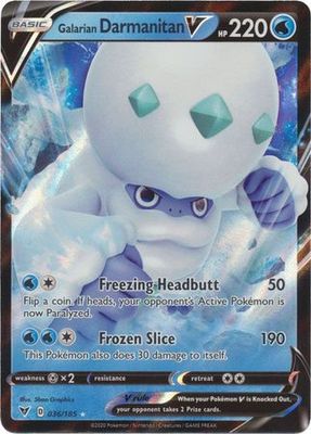 SJ Galarian Darmanitan V - 036/185 - Ultra Rare
Sword &amp; Shield: Vivid Voltage Singles