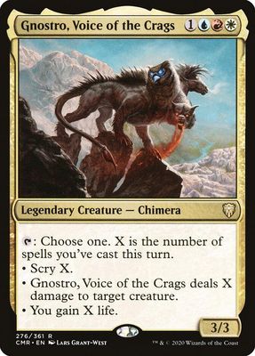 Gnostro, Voice of the Crags - Commander Legends (CMR)
Commander Legends *Espanol*