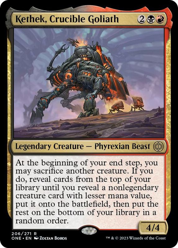 Kethek, Crucible Goliath - Phyrexia: All Will Be One (ONE)
Phyrexia: All Will Be One