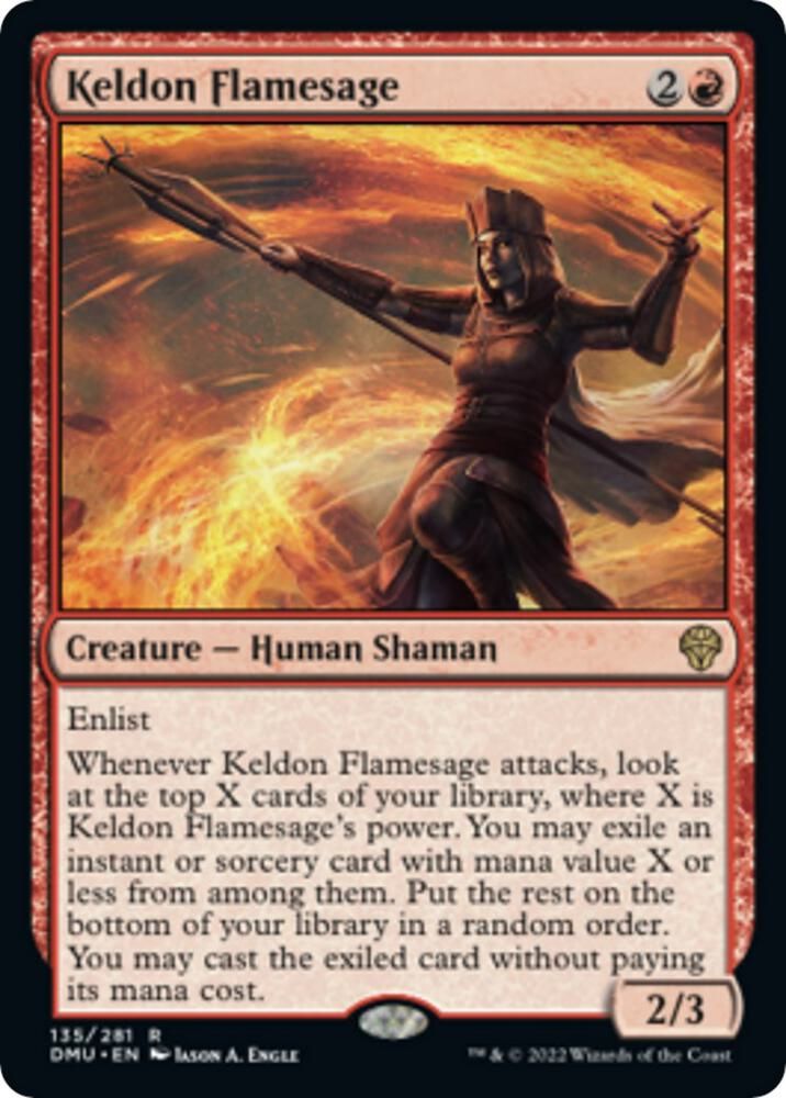 Keldon Flamesage - Dominaria United (DMU)
Dominaria United
