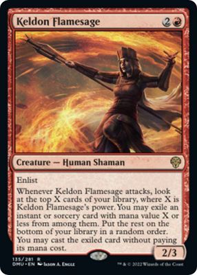 Keldon Flamesage - Dominaria United (DMU)
Dominaria United
