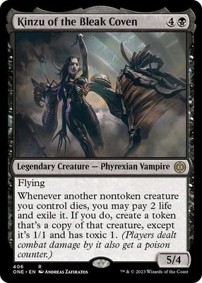 Kinzu of the Bleak Coven - Phyrexia: All Will Be One (ONE)
Phyrexia: All Will Be One