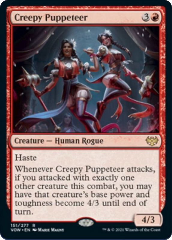 Creepy Puppeteer - Innistrad: Crimson Vow (VOW)
Innistrad: Crimson Vow