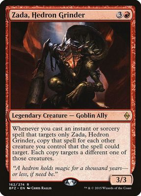 Zada, Hedron Grinder - Battle for Zendikar (BFZ)
Battle for Zendikar