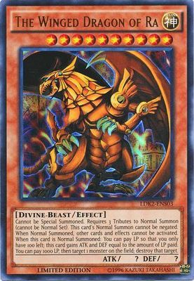 The Winged Dragon of Ra - LDK2-ENS03 - Ultra Rare Limited Edition Legendary Decks II - Promo