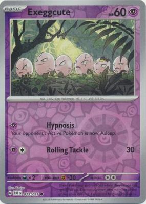 Exeggcute - 023/091 - Common Reverse Holo Scarlet &amp; Violet: Paldean Fates Reverse Holo Singles