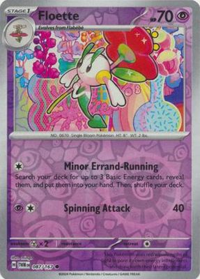 Floette - 087/167 - Common Reverse Holo Scarlet &amp; Violet: Twilight Masquerade Reverse Holo Singles