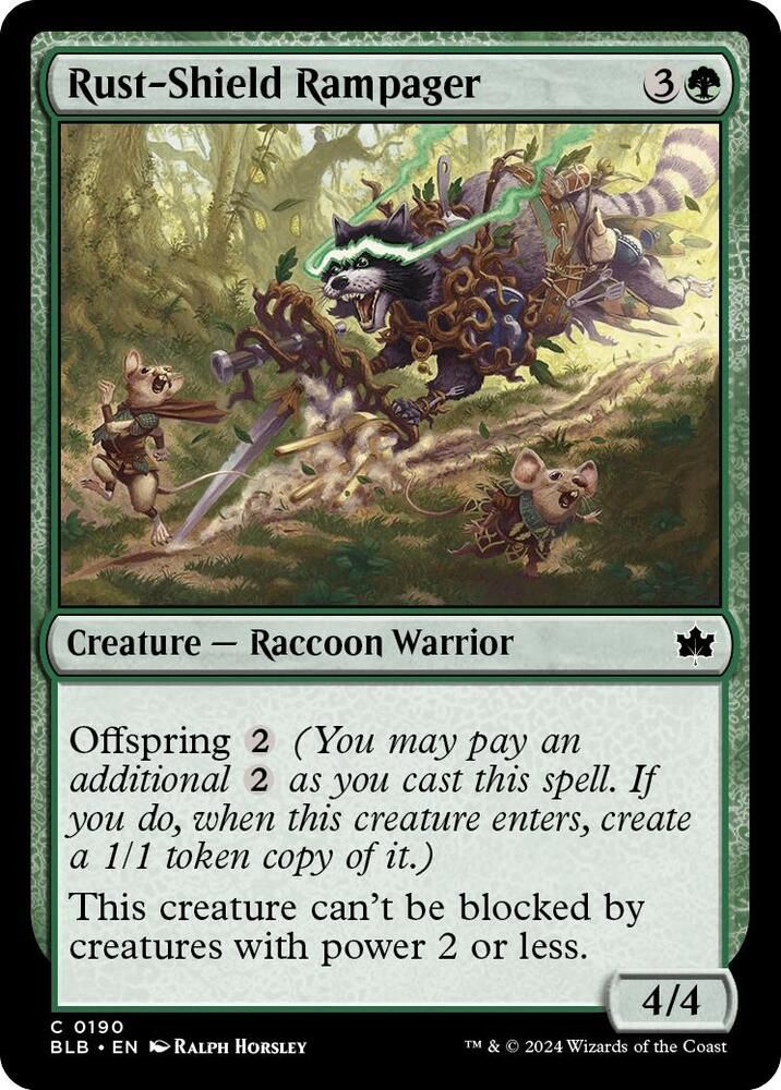 Rust-Shield Rampager - Bloomburrow (BLB) Bloomburrow