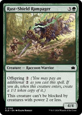 Rust-Shield Rampager - Bloomburrow (BLB) Bloomburrow